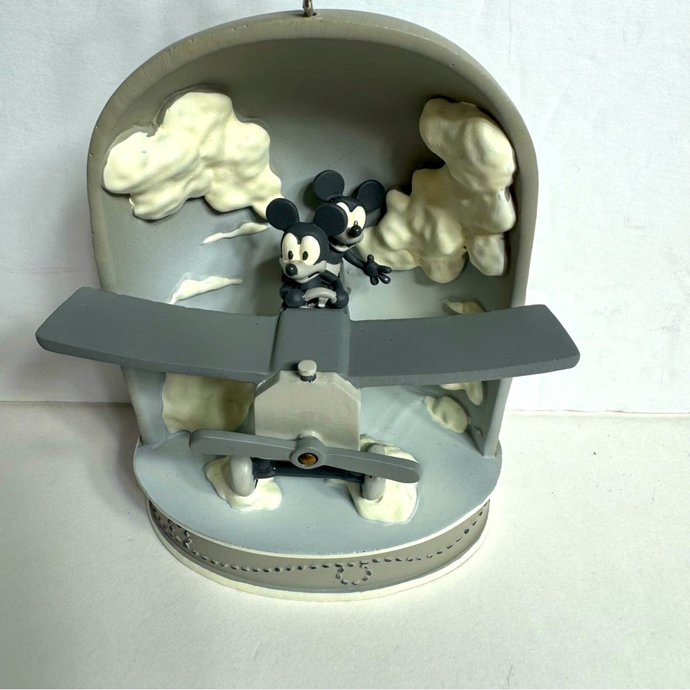 NWT. Disney Mickey and Minnie Disney100 Eras Sketchbook Ornament, Plane Crazy.
